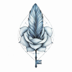 Piórka - Free tattoo design ideas ai genereted - inkby.ai