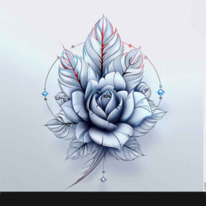 Delikatne kwiaty - Free tattoo design ideas ai genereted - inkby.ai