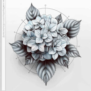 Delikatne kwiaty - Free tattoo design ideas ai genereted - inkby.ai