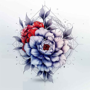 Delikatne kwiaty - Free tattoo design ideas ai genereted - inkby.ai