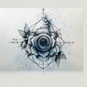 Delikatne kwiaty - Free tattoo design ideas ai genereted - inkby.ai