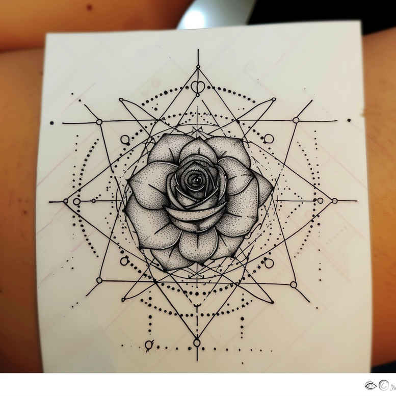 Delikatne kwiaty - Free tattoo design ideas ai genereted - inkby.ai