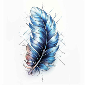 Piórka - Free tattoo design ideas ai genereted - inkby.ai
