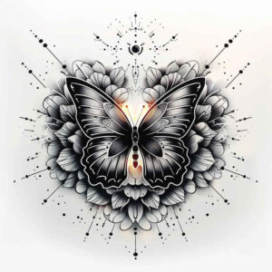 Motyle ćmy ważki - Free tattoo design ideas ai genereted - inkby.ai