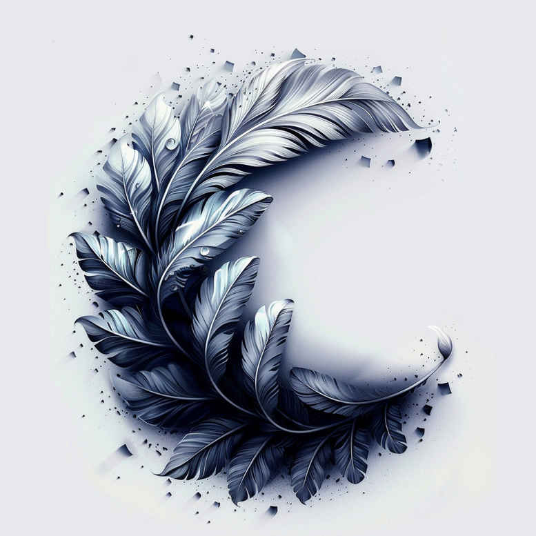 Piórka - Free tattoo design ideas ai genereted - inkby.ai