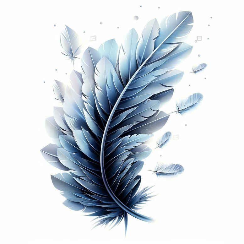 Piórka - Free tattoo design ideas ai genereted - inkby.ai
