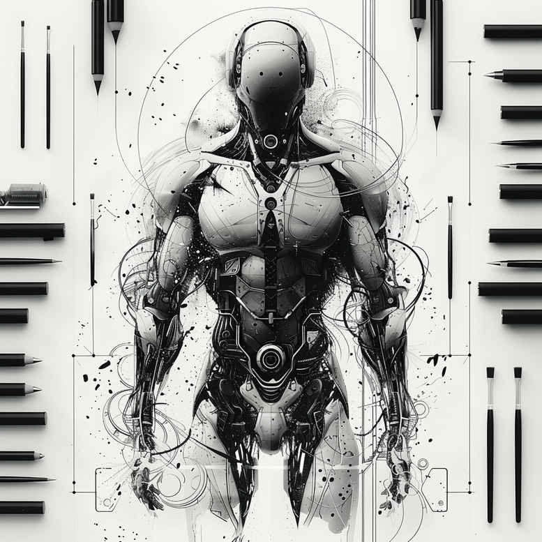 Postacie. - Free tattoo design ideas ai genereted - inkby.ai