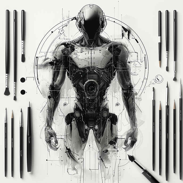 Postacie. - Free tattoo design ideas ai genereted - inkby.ai