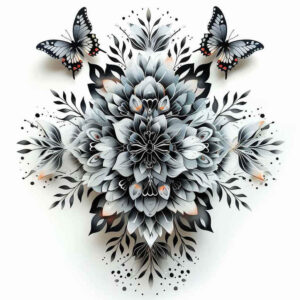 Motyle ćmy ważki - Free tattoo design ideas ai genereted - inkby.ai