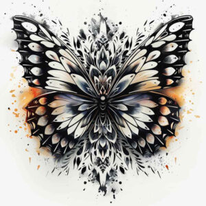 Motyle ćmy ważki - Free tattoo design ideas ai genereted - inkby.ai