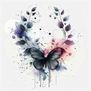 Motyle ćmy ważki - Free tattoo design ideas ai genereted - inkby.ai