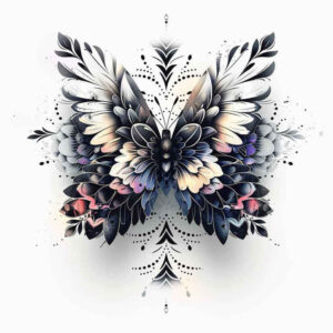Motyle ćmy ważki - Free tattoo design ideas ai genereted - inkby.ai