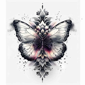 Motyle ćmy ważki - Free tattoo design ideas ai genereted - inkby.ai