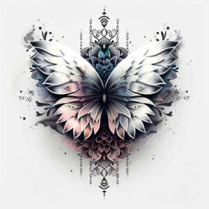 Motyle ćmy ważki - Free tattoo design ideas ai genereted - inkby.ai