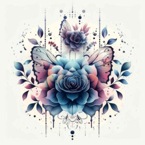 Motyle ćmy ważki - Free tattoo design ideas ai genereted - inkby.ai