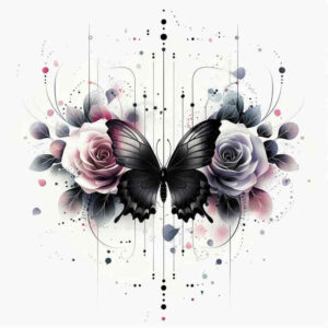 Motyle ćmy ważki - Free tattoo design ideas ai genereted - inkby.ai