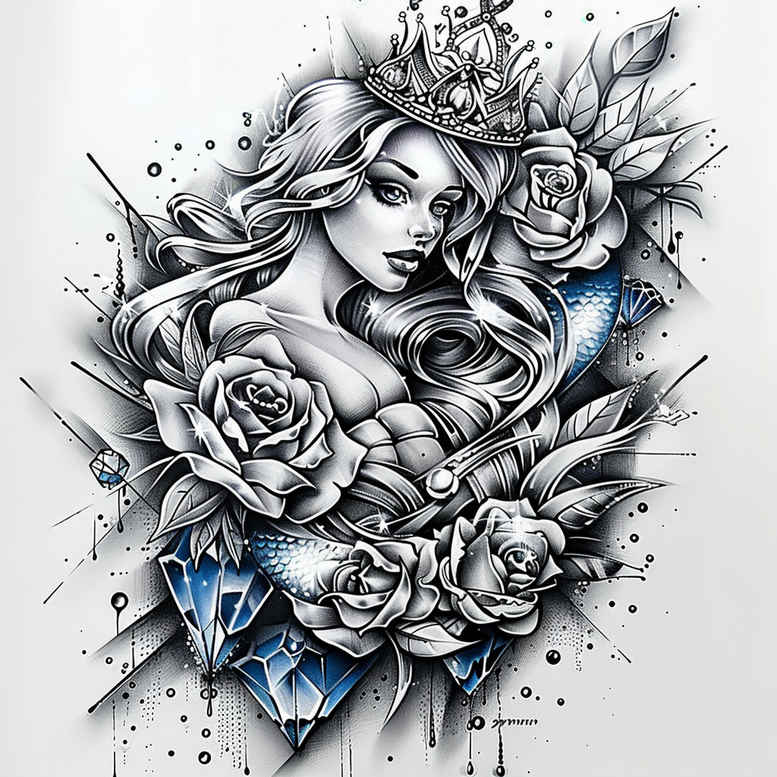 Postacie. - Free tattoo design ideas ai genereted - inkby.ai