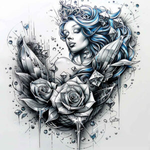 Postacie. - Free tattoo design ideas ai genereted - inkby.ai