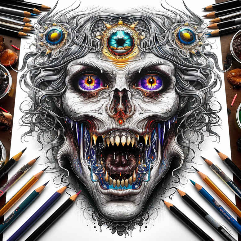 Inne mroczne - Free tattoo design ideas ai genereted - inkby.ai