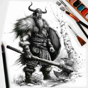 Wikingowie - Free tattoo design ideas ai genereted - inkby.ai