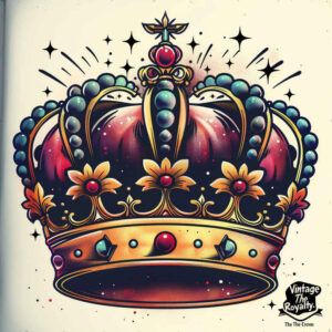 Korony i diamenty - Free tattoo design ideas ai genereted - inkby.ai