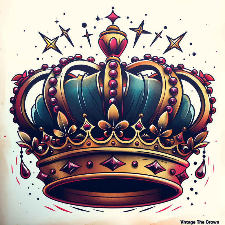 Korony i diamenty - Free tattoo design ideas ai genereted - inkby.ai