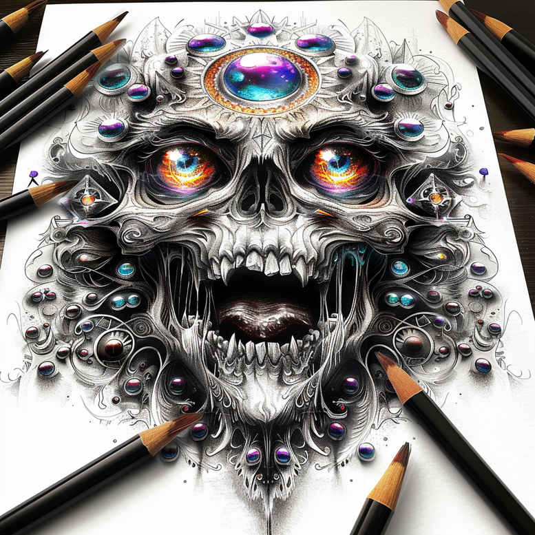 Inne mroczne - Free tattoo design ideas ai genereted - inkby.ai