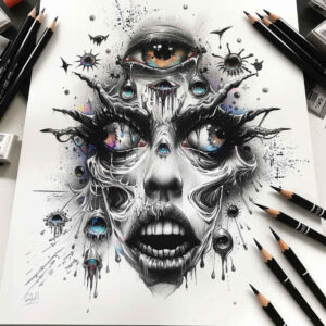 Inne mroczne - Free tattoo design ideas ai genereted - inkby.ai