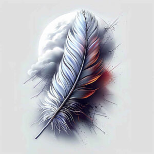 Piórka - Free tattoo design ideas ai genereted - inkby.ai
