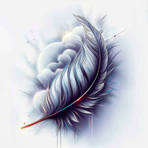 Piórka - Free tattoo design ideas ai genereted - inkby.ai