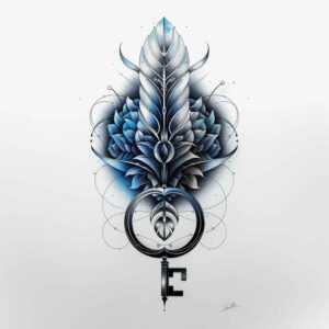 Piórka - Free tattoo design ideas ai genereted - inkby.ai