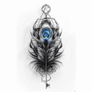 Piórka - Free tattoo design ideas ai genereted - inkby.ai