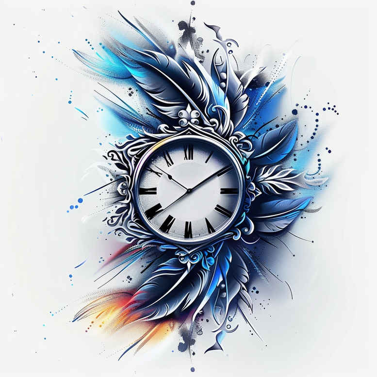 Piórka - Free tattoo design ideas ai genereted - inkby.ai