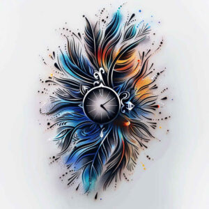 Piórka - Free tattoo design ideas ai genereted - inkby.ai