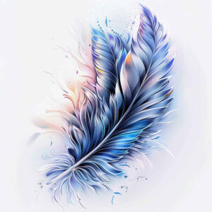 Piórka - Free tattoo design ideas ai genereted - inkby.ai