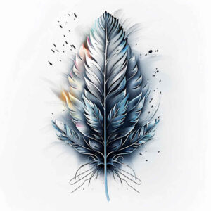 Piórka - Free tattoo design ideas ai genereted - inkby.ai