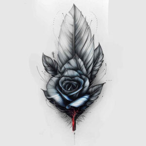 Piórka - Free tattoo design ideas ai genereted - inkby.ai