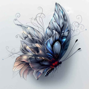 Motyle ćmy ważki - Free tattoo design ideas ai genereted - inkby.ai