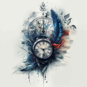 Piórka - Free tattoo design ideas ai genereted - inkby.ai
