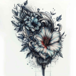 Piórka - Free tattoo design ideas ai genereted - inkby.ai