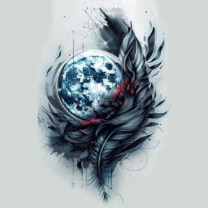 Piórka - Free tattoo design ideas ai genereted - inkby.ai