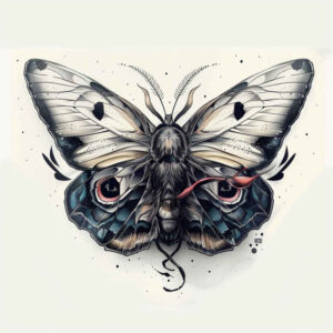 Motyle ćmy ważki - Free tattoo design ideas ai genereted - inkby.ai