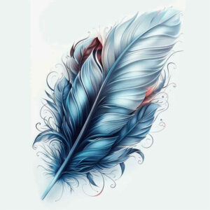 Piórka - Free tattoo design ideas ai genereted - inkby.ai