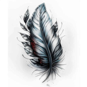 Piórka - Free tattoo design ideas ai genereted - inkby.ai