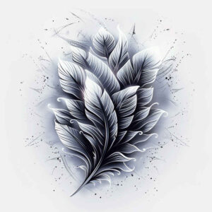 Piórka - Free tattoo design ideas ai genereted - inkby.ai