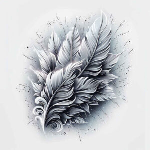 Piórka - Free tattoo design ideas ai genereted - inkby.ai
