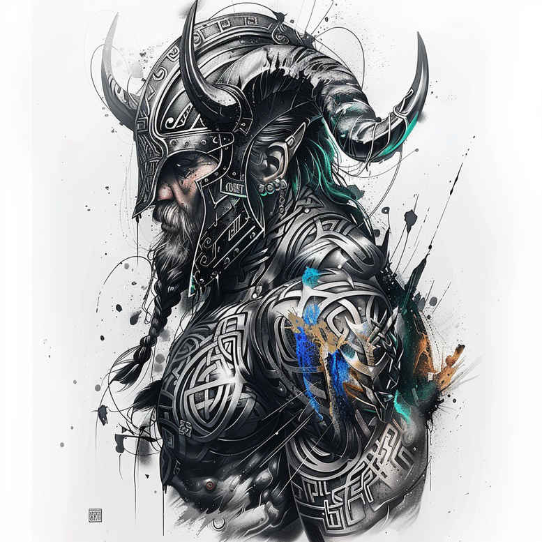 Wikingowie - Free tattoo design ideas ai genereted - inkby.ai