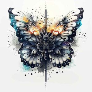 Motyle ćmy ważki - Free tattoo design ideas ai genereted - inkby.ai