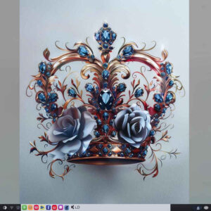 Korony i diamenty - Free tattoo design ideas ai genereted - inkby.ai