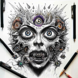 Inne mroczne - Free tattoo design ideas ai genereted - inkby.ai